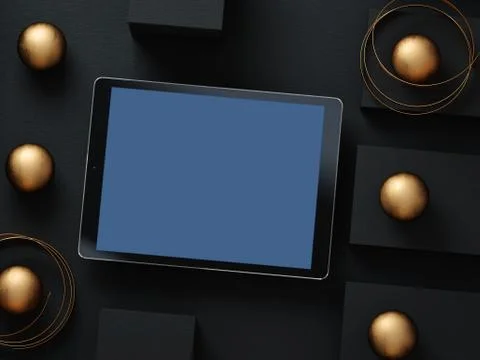 Mockup of digital tablet pc. 스톡 일러스트