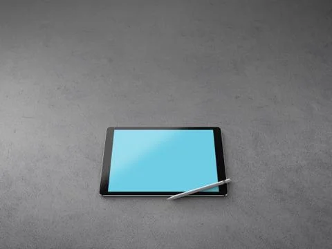 Mockup of digital tablet pc. 스톡 일러스트