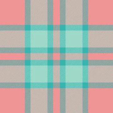 Mockup fabric seamless vector, neat pattern check plaid. Throw background t.. Stock Illustration
