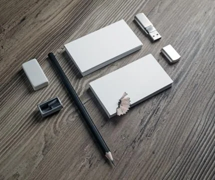 Mockup for ID Foto stock