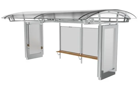 Mockup information panel illustration 3d rendering Stock Illustration