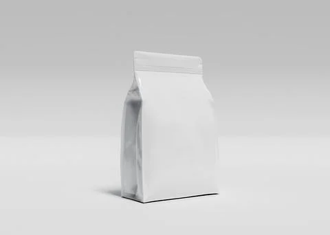 Mockup of large bag of supplements Stock Photos