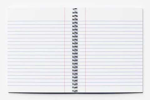 Mockup notebook with stripes with space for notes. Graph striped background.  스톡 일러스트