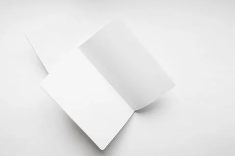 Mockup open booklet Stock Photos