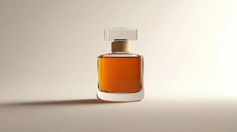 Mockup Perfume Bottle Template Isolated Background Stock Photos