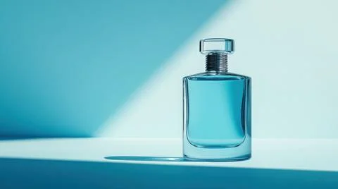 Mockup Perfume Bottle Template Isolated Background Stock Photos
