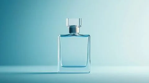 Mockup Perfume Bottle Template Isolated Background Stock Photos
