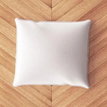 Mockup pillows in the interior. 3d Stock Illustration