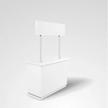 Mockup Promotion Stand Illustrazione stock