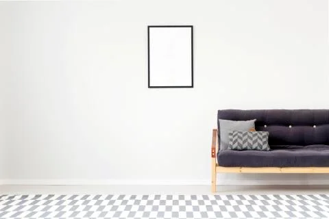 Mockup in simple flat interior Stock-Fotos