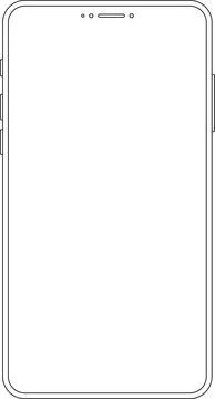Mockup smart phone Image set Transparent screen modern smartphone icon set Stock Illustration
