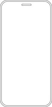 Mockup smart phone Image set Transparent screen modern smartphone icon set Ilustración de archivo
