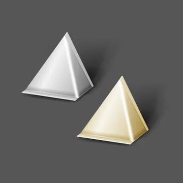 Mockup template for branding and product designs. Isolated realistic box pack Stock Illustration