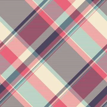 Mockup vector texture check, purity background pattern textile. Checks seam.. Illustrazione stock