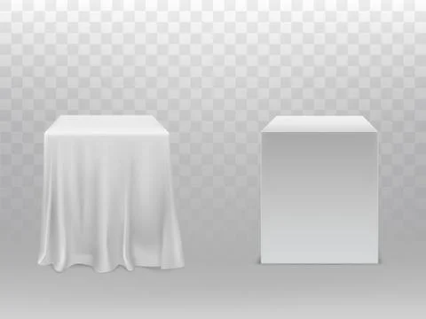 Mockup with white cubes, blocks or boxes イラスト素材