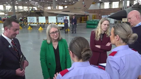 MOD and DWP agree recruitment plan Stock Footage 328679338
