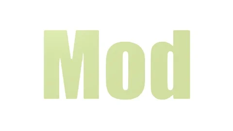 Mod Word Cloud Animated On White Background Stock Footage 107213769