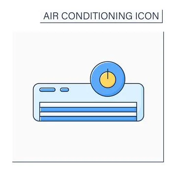 Off mode color icon Stock Illustration