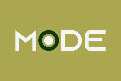 MODE text vector t-shirt design Stock Illustration