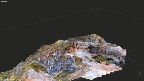 Model 3d mining Stock Footage 254202583