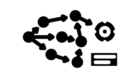 Model accuracy gauge machine learning glyph icon animation Stock Footage 326735742