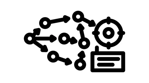 Model accuracy gauge machine learning line icon animation Stock Footage 326751867