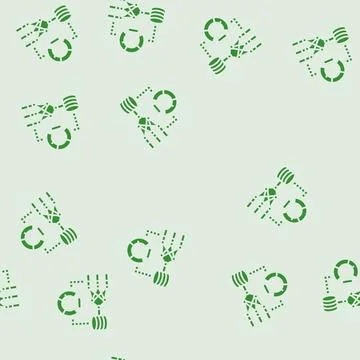 Model accuracy gauge machine learning glyph seamless pattern イラスト素材