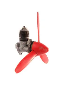 Model aeroplane engine. Stock Photos