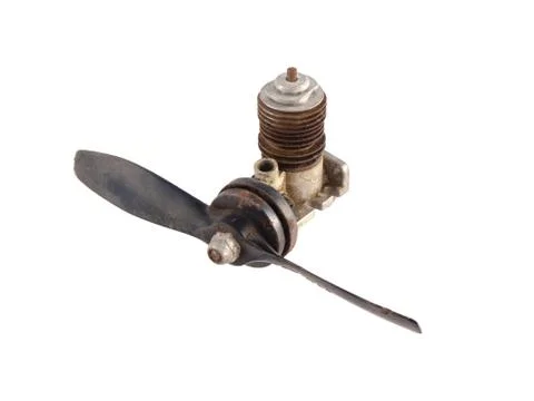 Model aeroplane engine Stock Photos