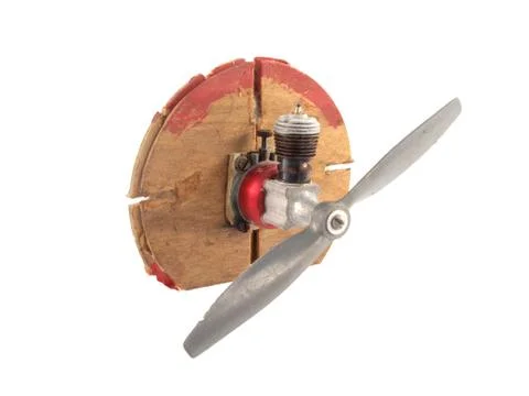 Model aeroplane engine. 스톡 사진