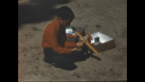 Model Airplane 1962 Stock Footage 126855296