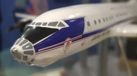 Model airplane Stock Footage 8864259