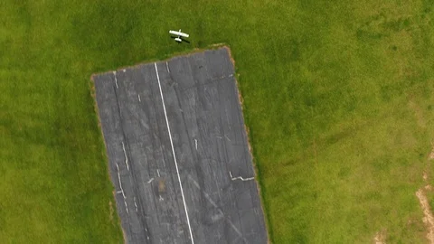 Model airplane take off and flying Stock Footage 92494729