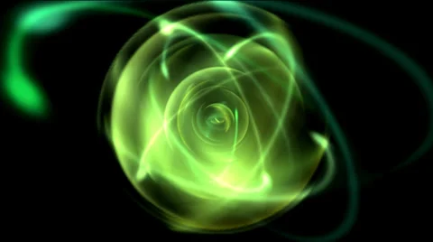 Model of the atom Video stock 30400234