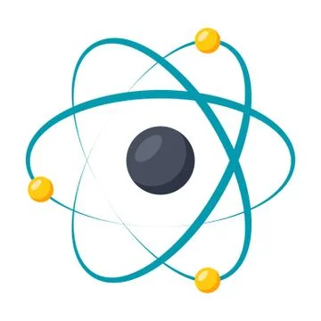 Model Atom Icon Stock Illustration