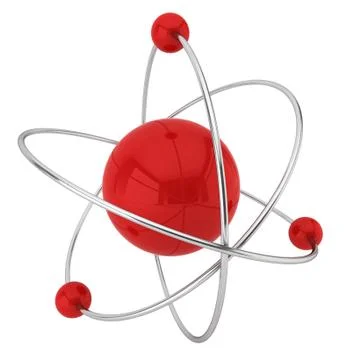 Model of atom Stock Illustration