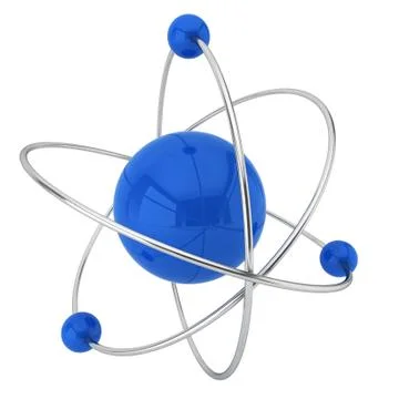 Model of atom Stock Illustration