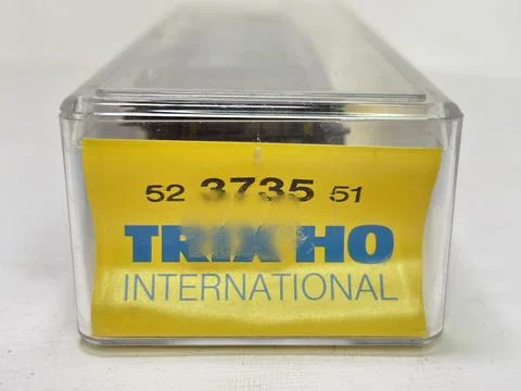 Model of Bavarian 3rd class compartment passenger coach Stock Photos