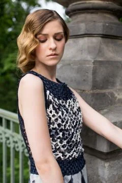 Model on berlin bridge Stock Photos