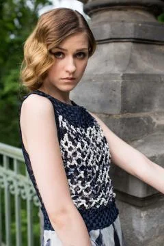 Model on berlin bridge Stock Photos