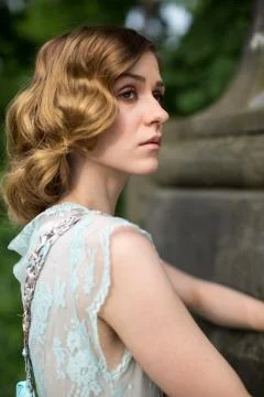 Model on berlin bridge Stock Photos