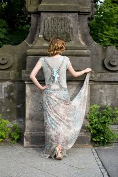 Model on berlin bridge Stock Photos