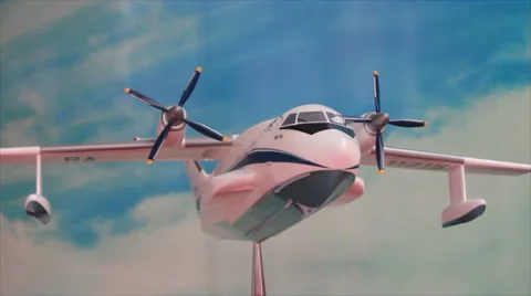 Model big hydroplane Stock Footage 67805398