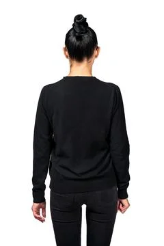 Model in black sweater Stock Photos
