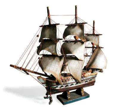 Model boat Stock Photos