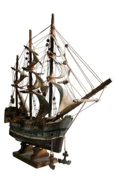 Model boat Stock Photos