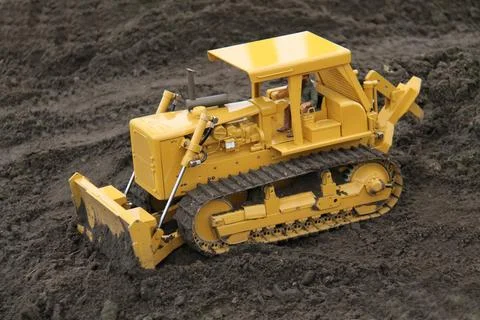 Model Bulldozer. Stock Photos