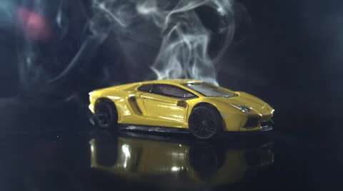 MODEL CAR EXPLOSION Stock Footage 25272922