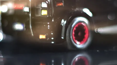 MODEL CAR WHEEL CLOSE UP Stock Footage 25273471