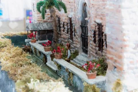 Model of a castle Stock Photos